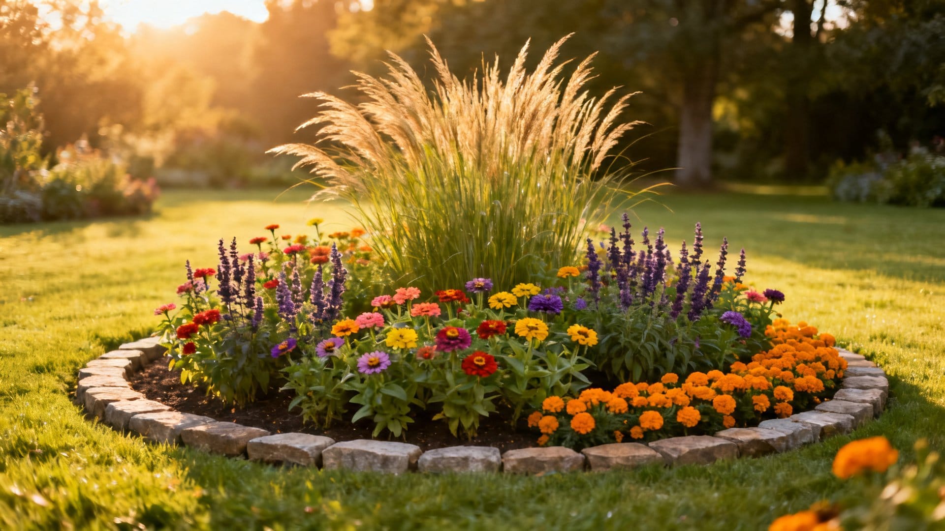 The Circular Island Bed for a Show-Stopping Focal Point