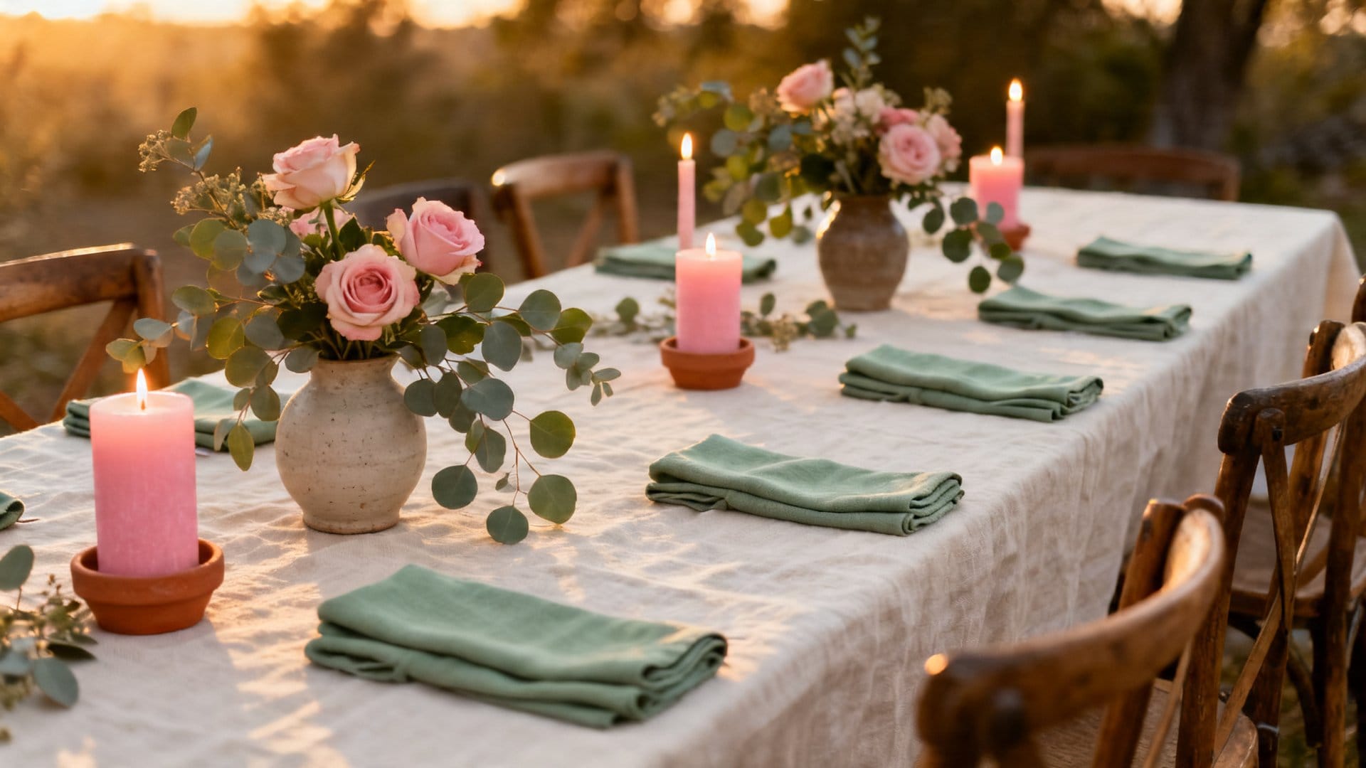 The Classic Garden Party Palette: Soft Blush, Sage, and Ivory