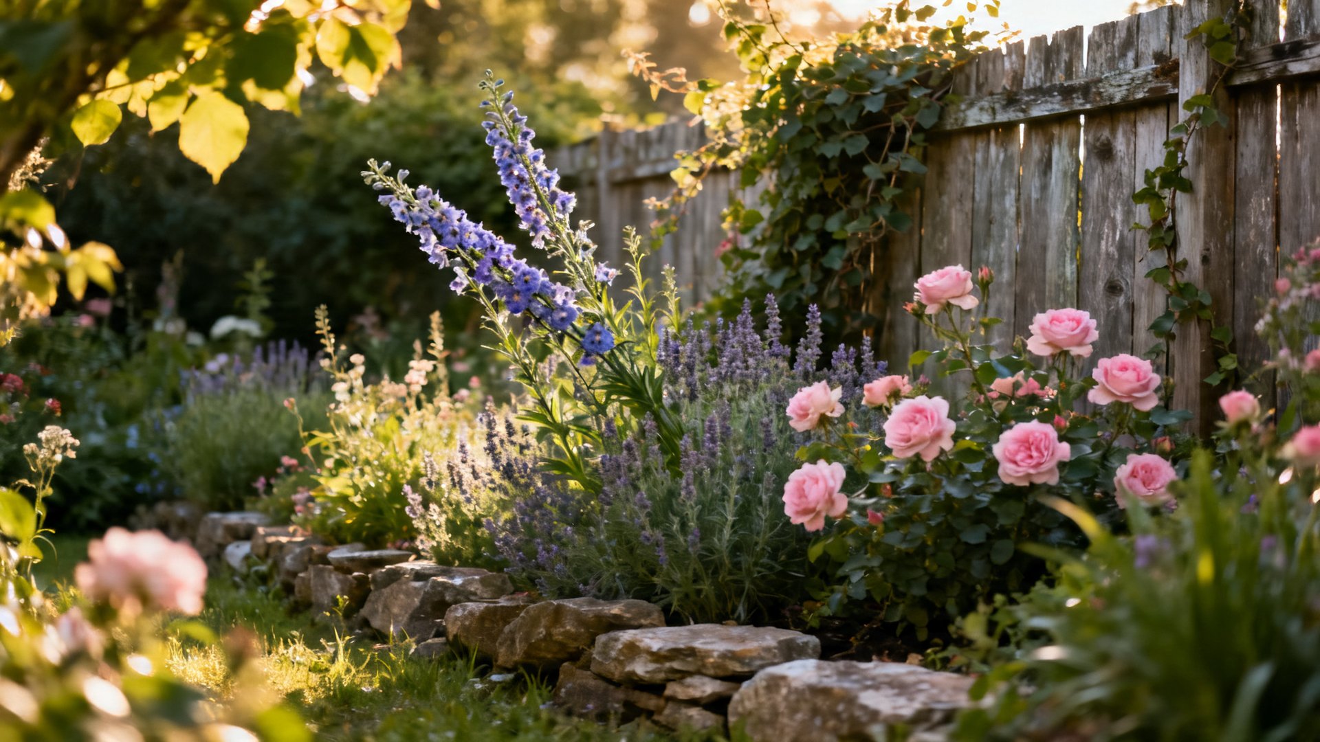The Heart of the English Cottage Garden Look