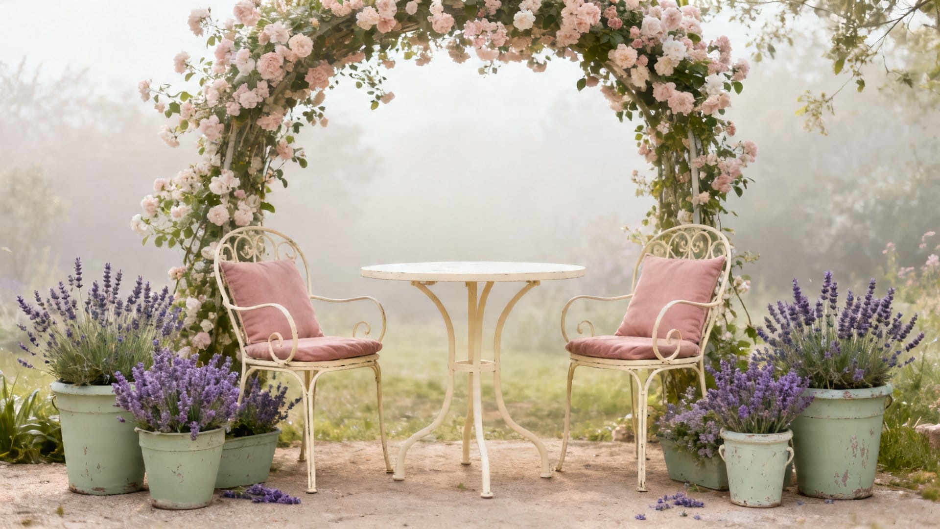The Shabby Chic Color Palette for Your Garden