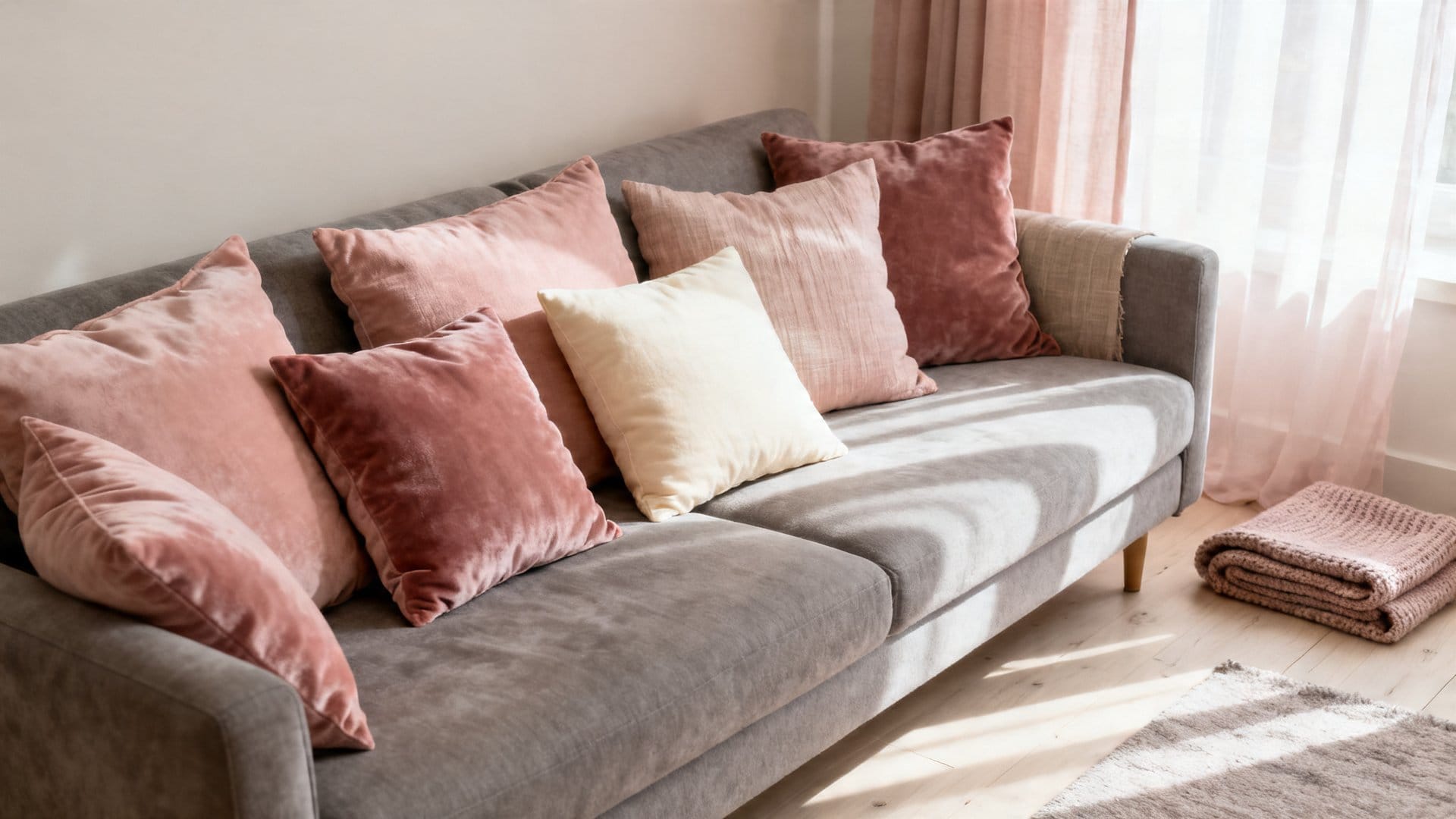 The Warm Blush and Dusty Rose Combination