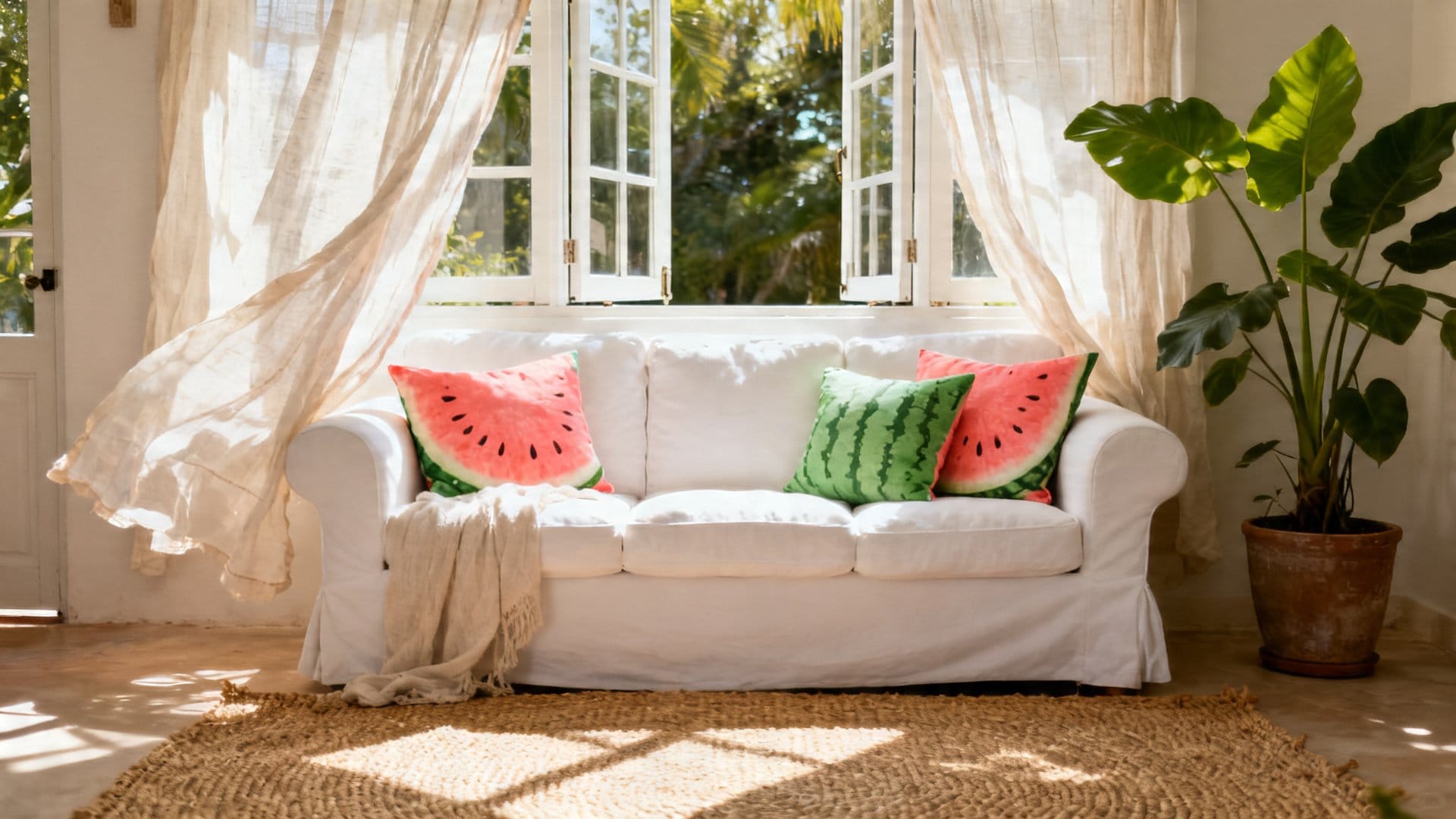 Why Watermelon Prints Work So Well in Summer Decor