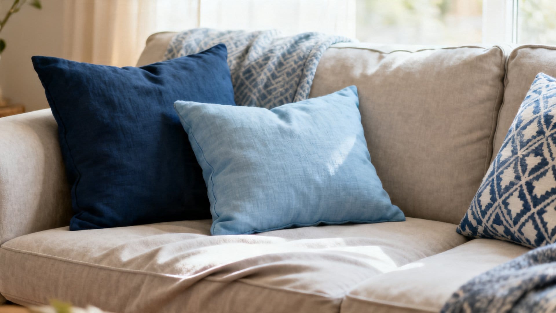 Blue Decorative Pillows: Navy, Light Blue & Coastal Picks