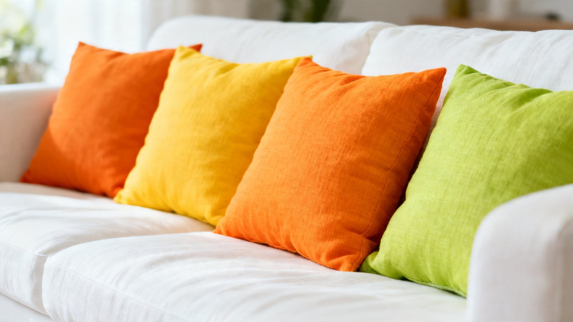 Bright Summer Citrus Pillows: Lemon, Lime & Orange Dcor
