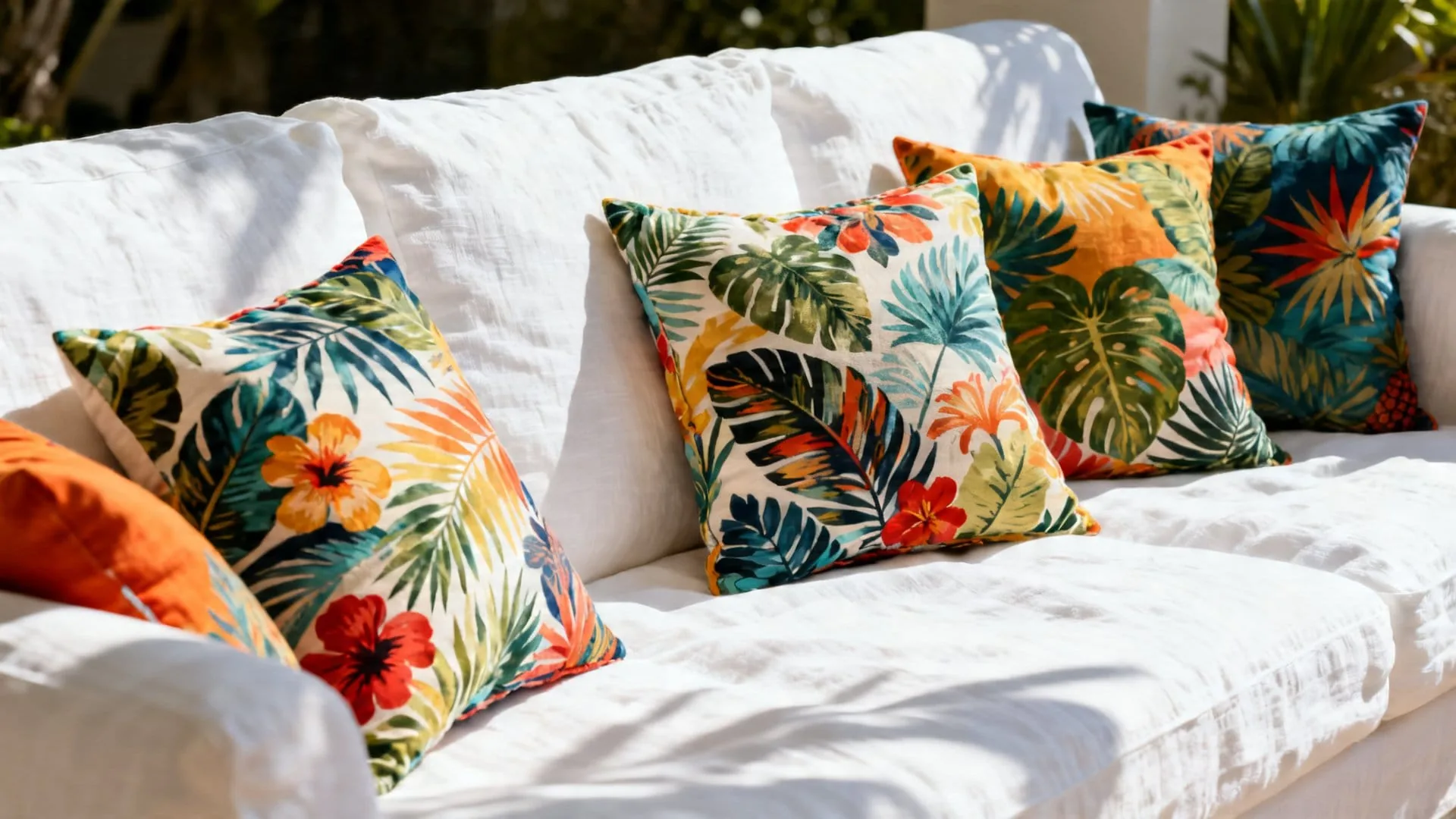 Tropical Summer Pillows: Vibrant Island-Inspired Designs