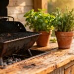 Build a Small DIY Outdoor Summer Kitchen on a Budget