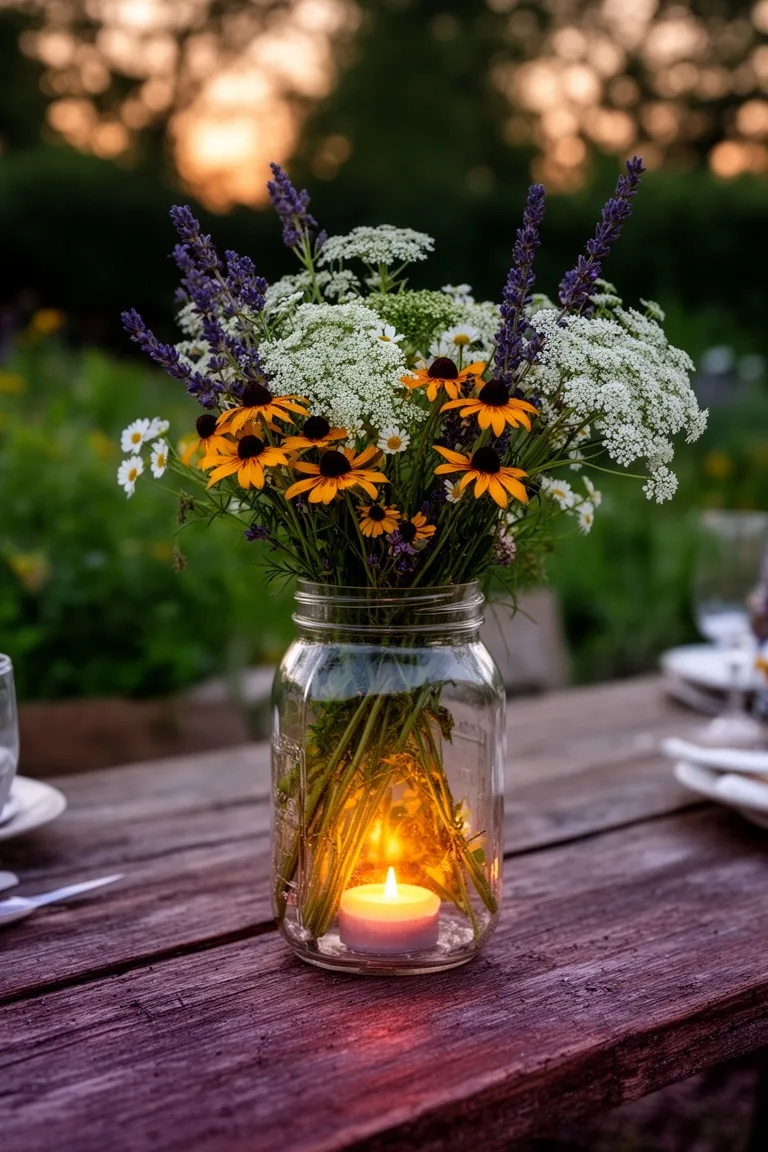 Mason jar lantern variation 1