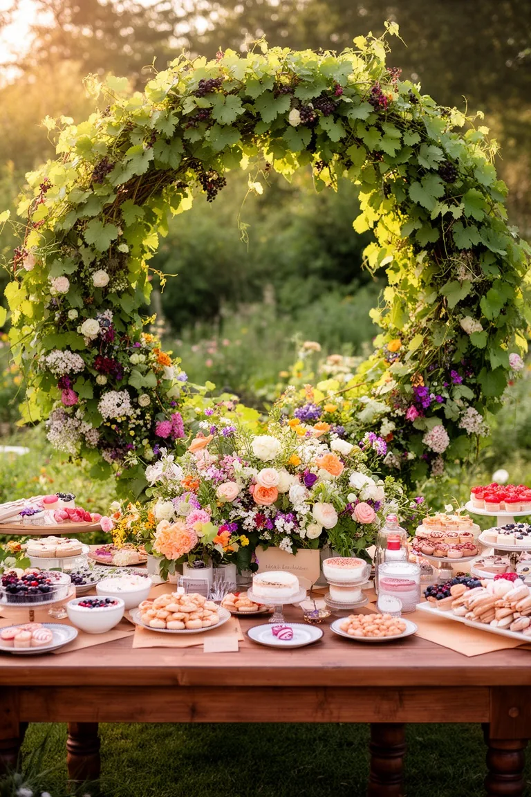 Hanging floral hoop variation 4
