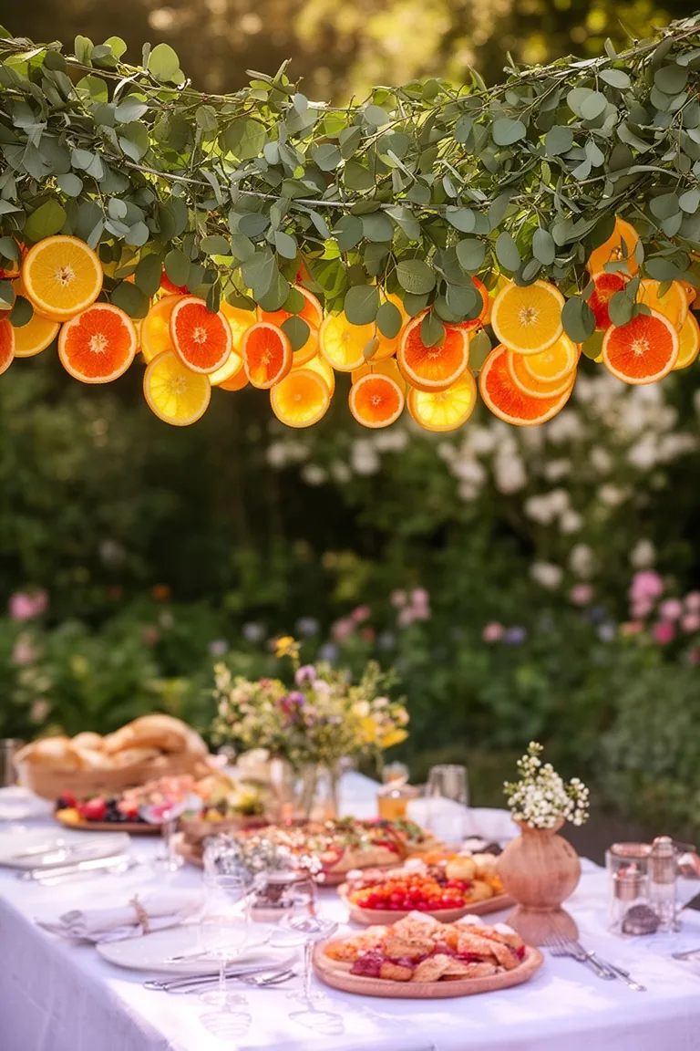 Hanging fruit garland variation 1