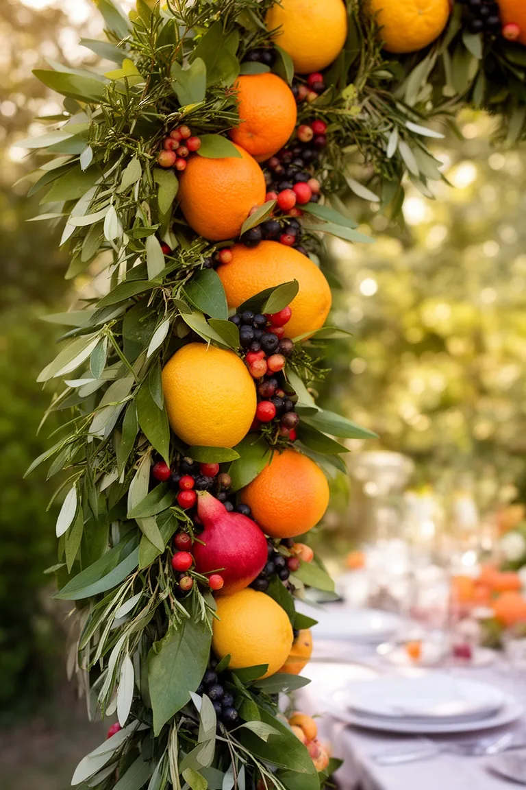 Hanging fruit garland variation 3