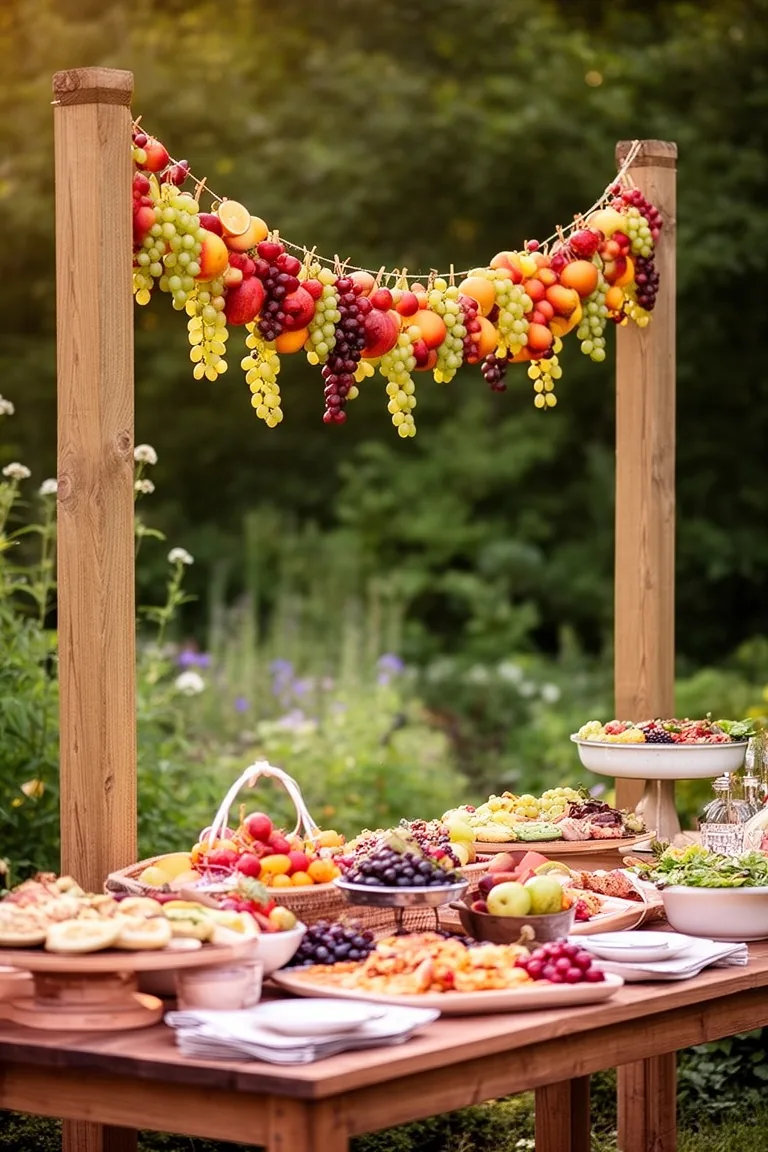 Hanging fruit garland variation 4