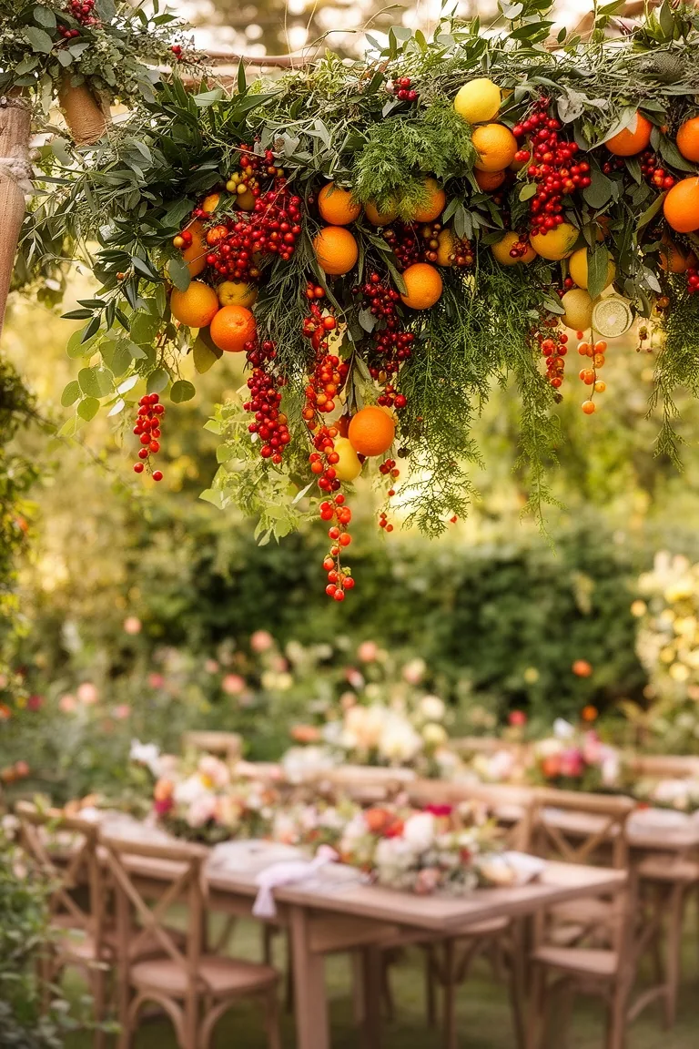 Hanging fruit garland variation 5