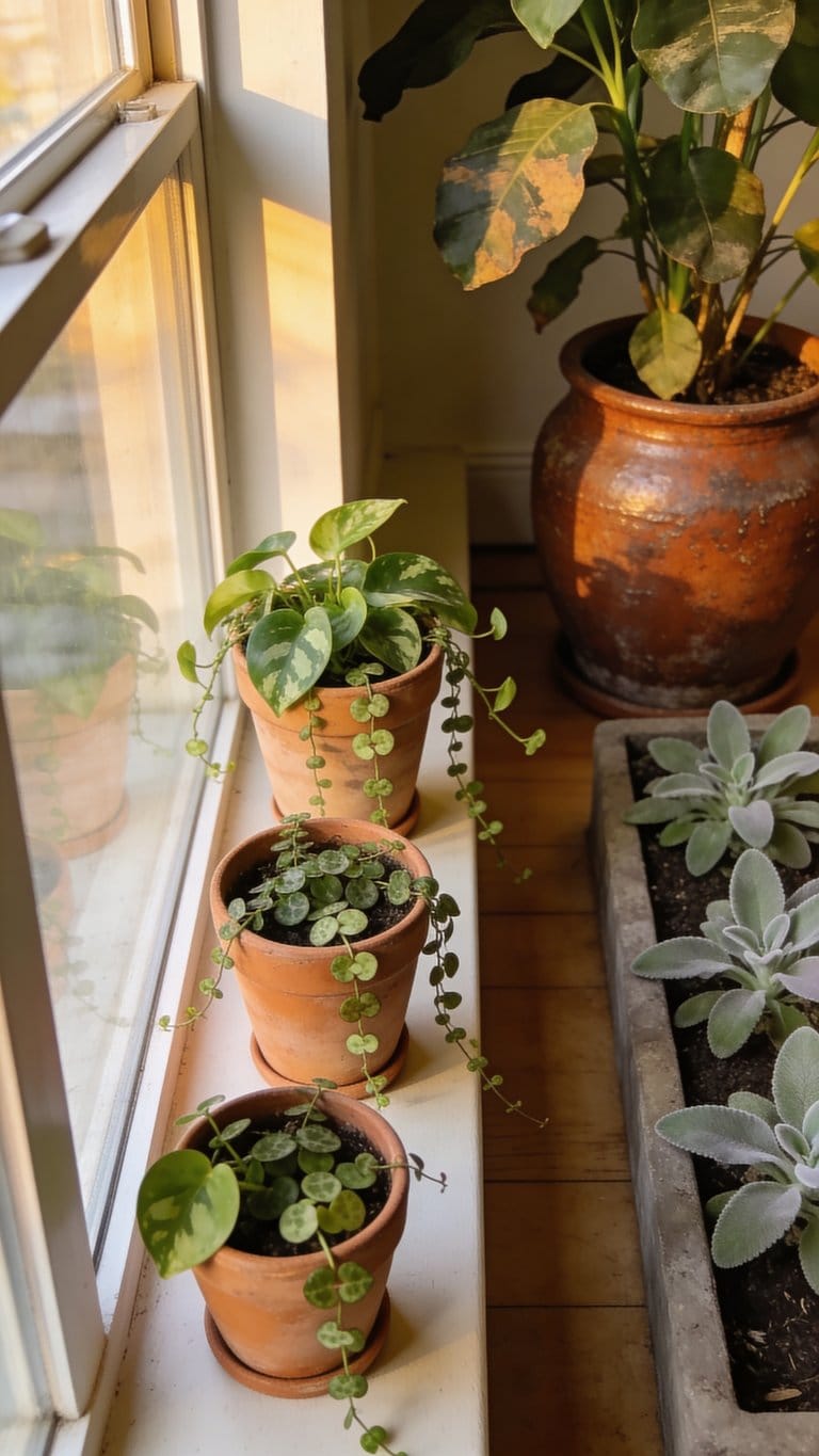 Sage green and terracotta bedroom idea 6