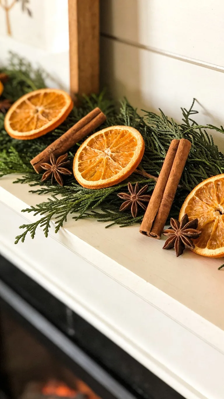 Thanksgiving mantel decor idea 20