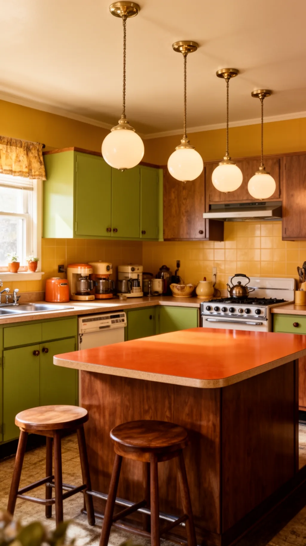 retro globe pendant lights