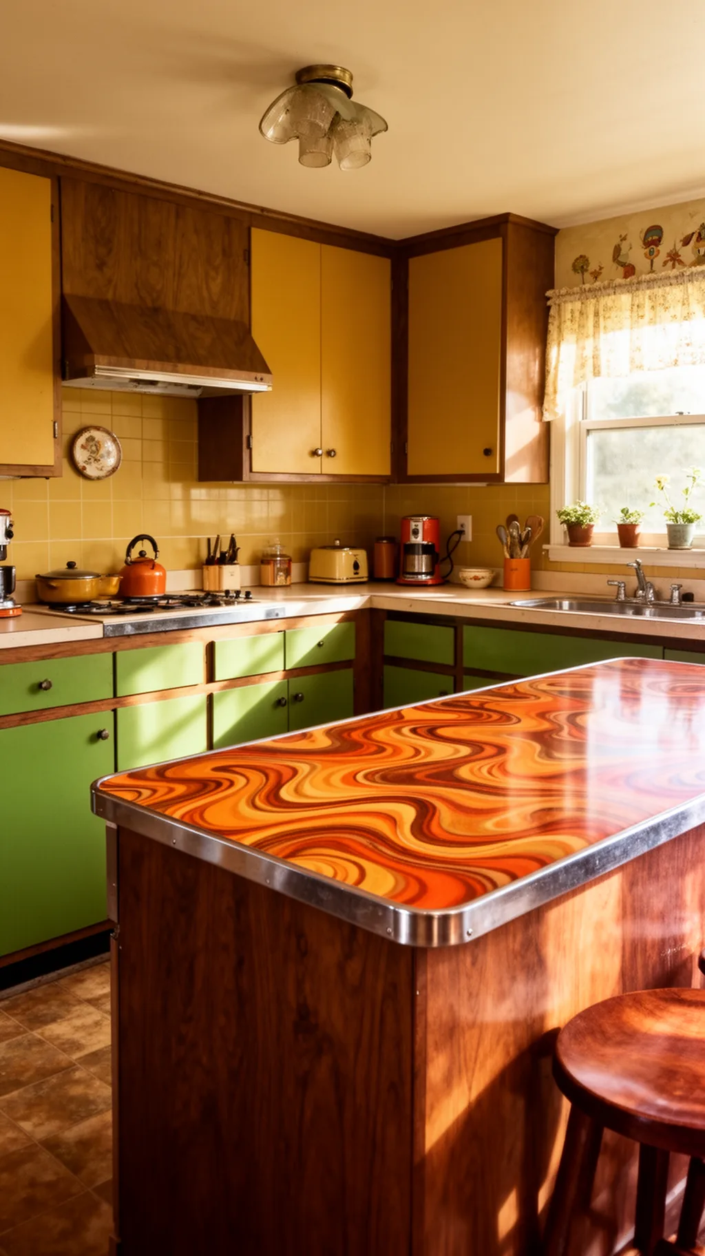boomerang laminate counter