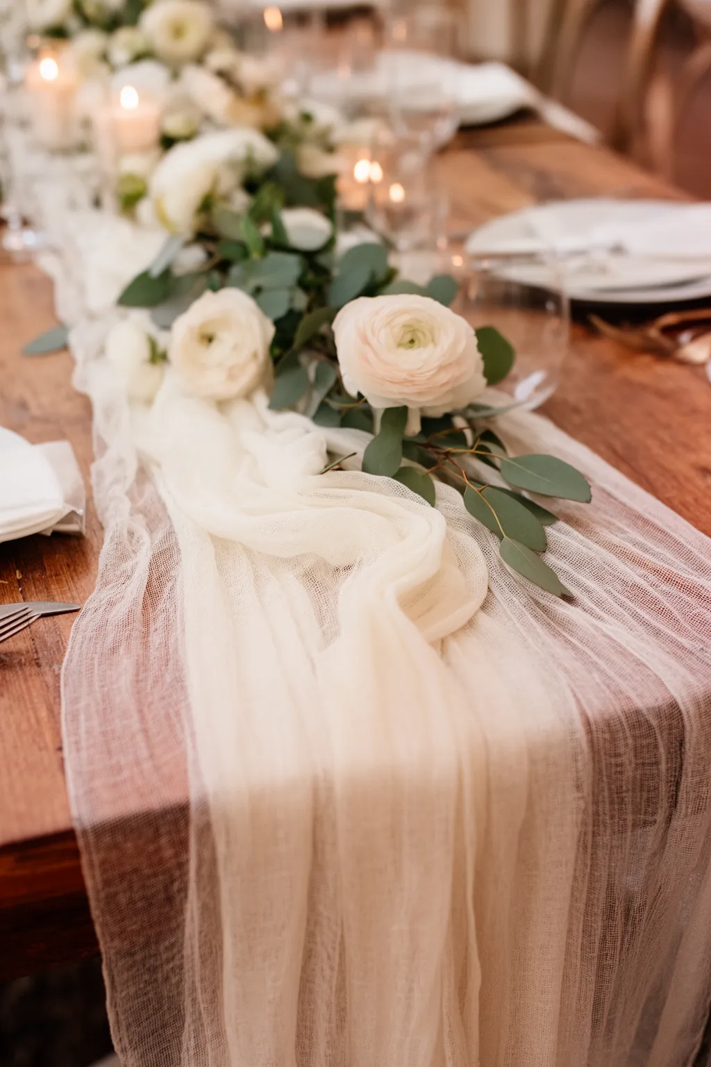 Statement table runner for fall wedding variation 2