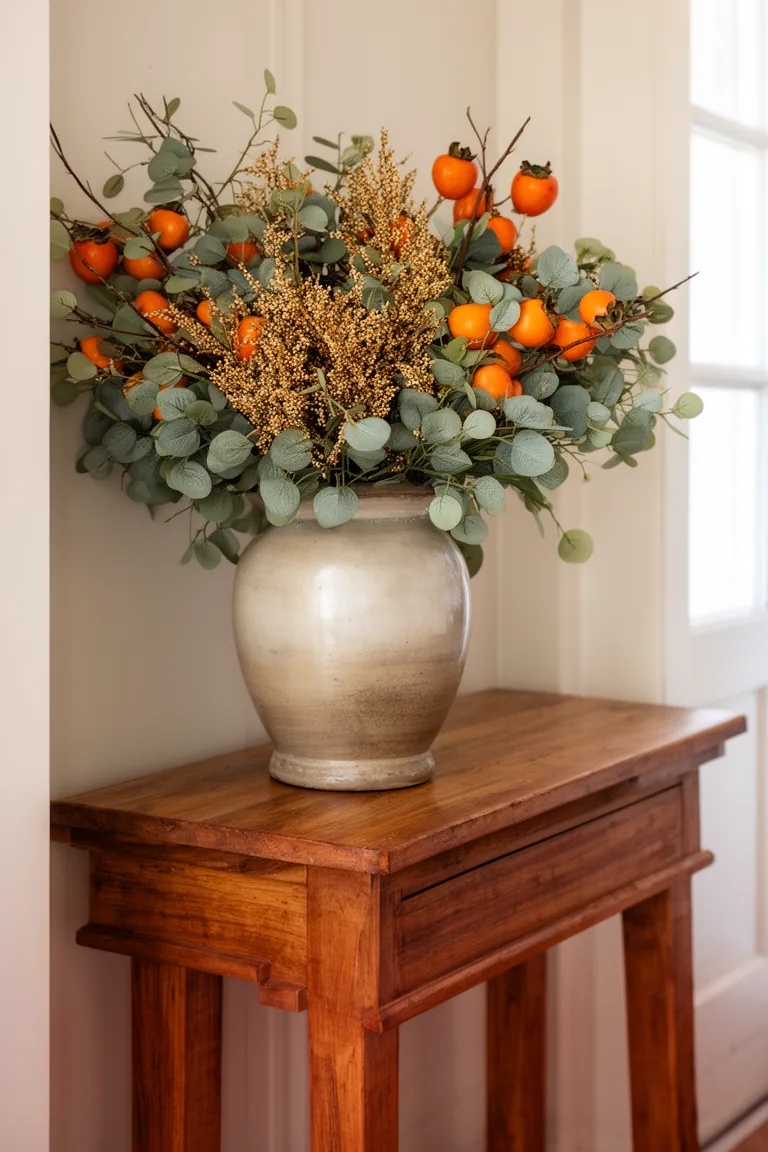Fall entryway botanical arrangement variation 5