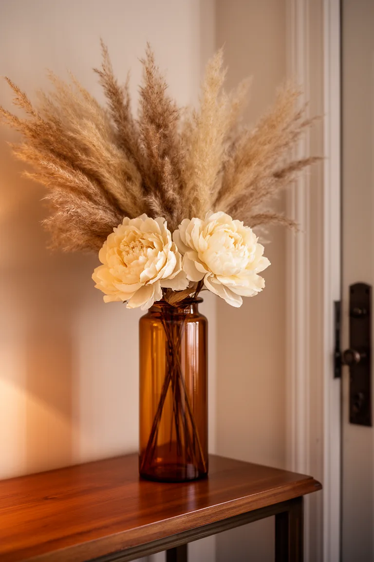Fall faux floral arrangement variation 3