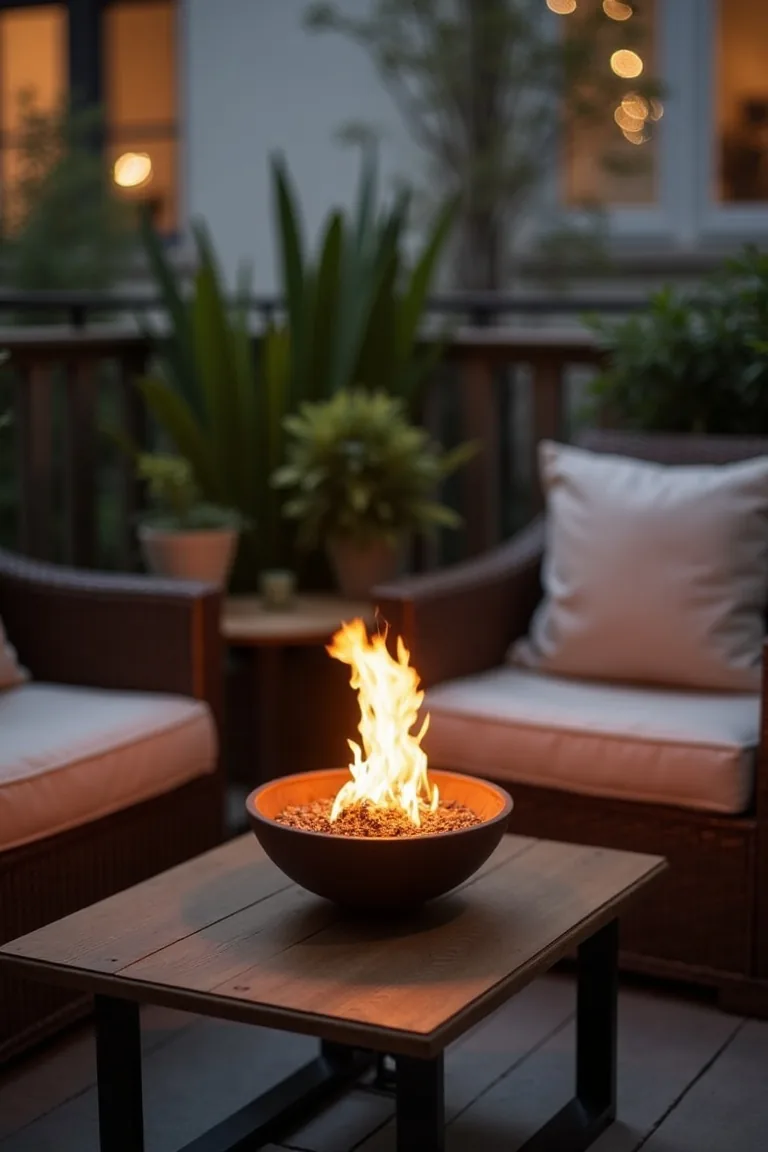 Add a Compact Fire Feature (Even Tabletop)