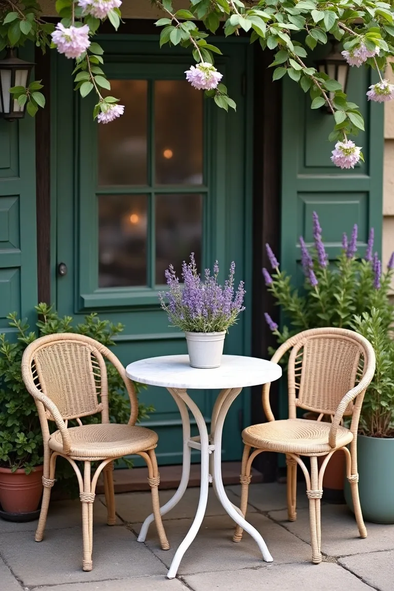 Mini Café Corner on Small Patio idea 3