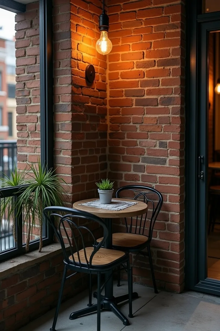 Mini Café Corner on Small Patio idea 4
