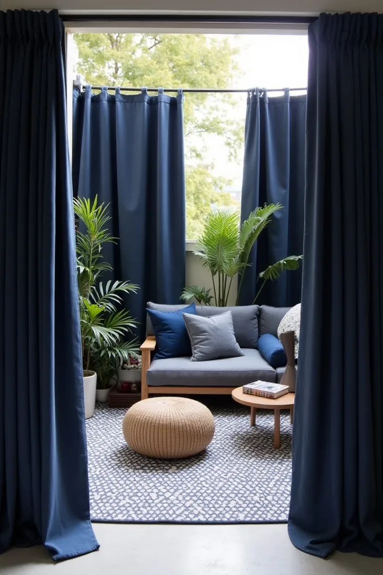 Outdoor Curtains for Small Patio Privacy idea 5