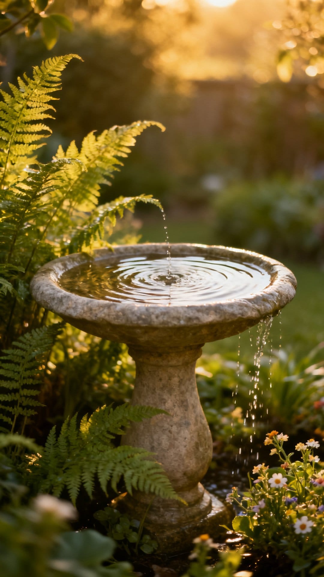 A Garden Water Feature for Sound and Serenity