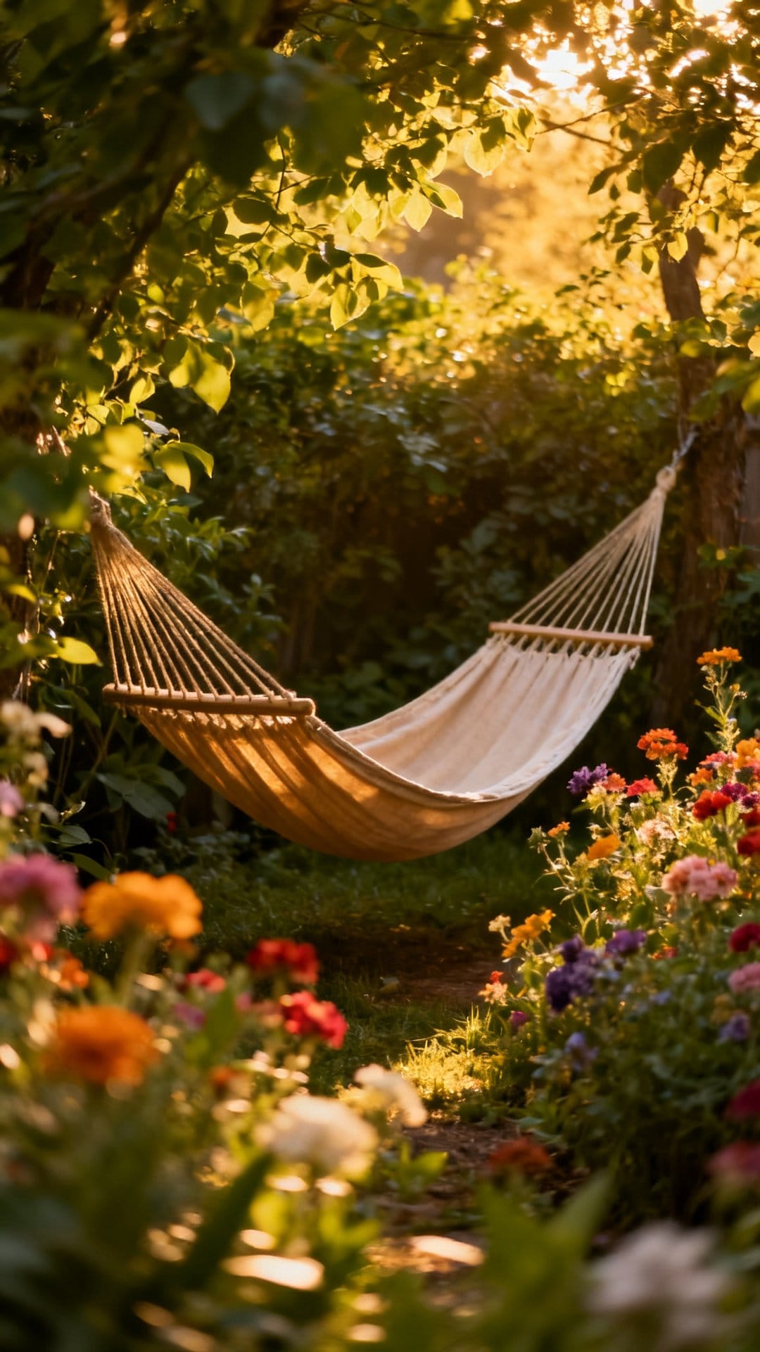 A Hammock Nook Tucked Into the Corner
