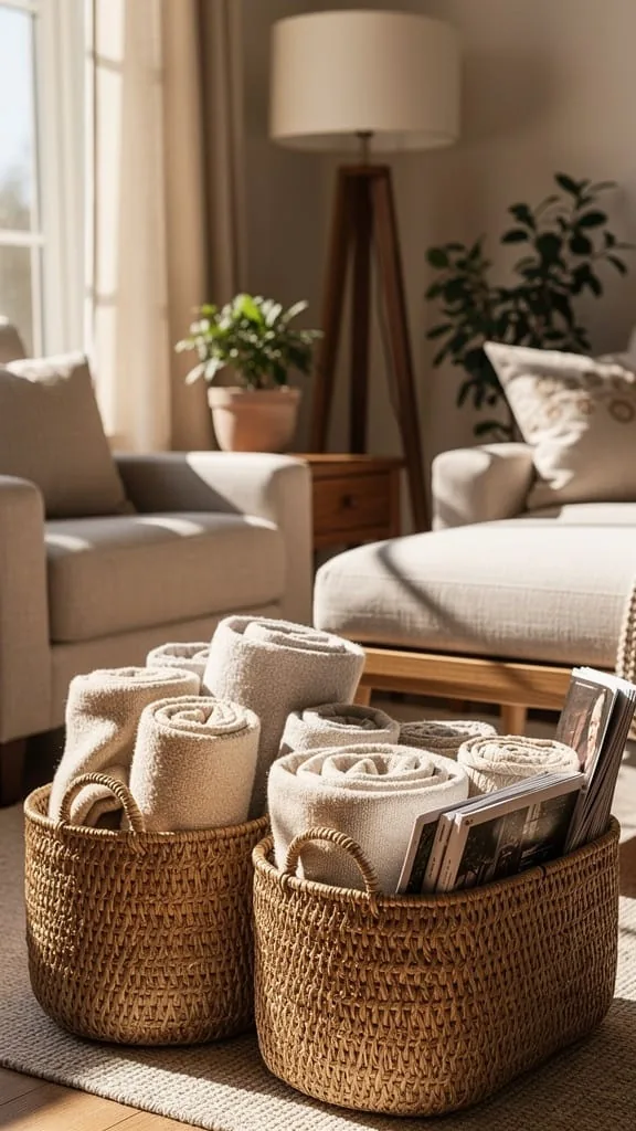 Bring in a Woven Basket or Two