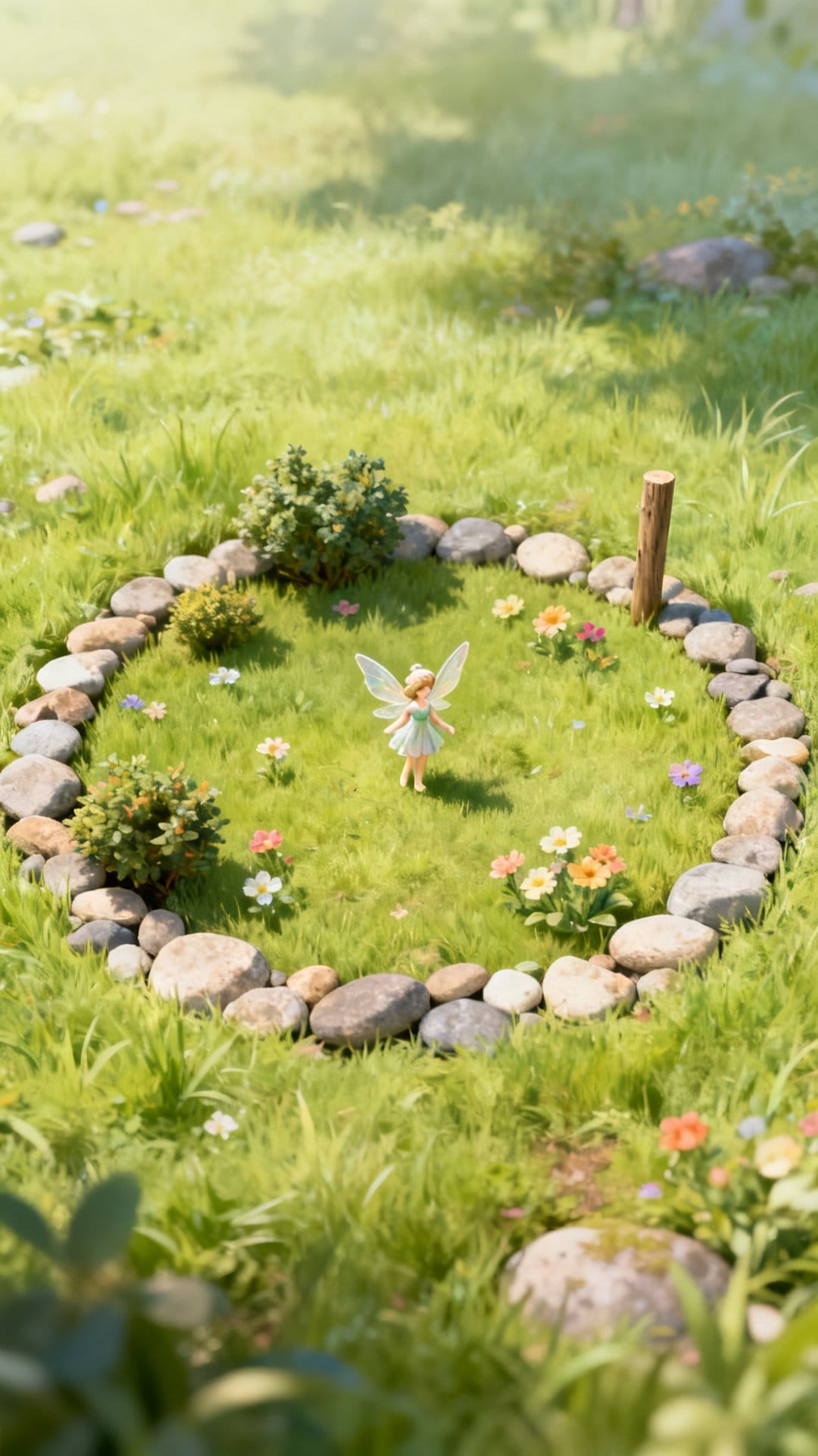 Build a Pebble-Bordered Fairy Ring
