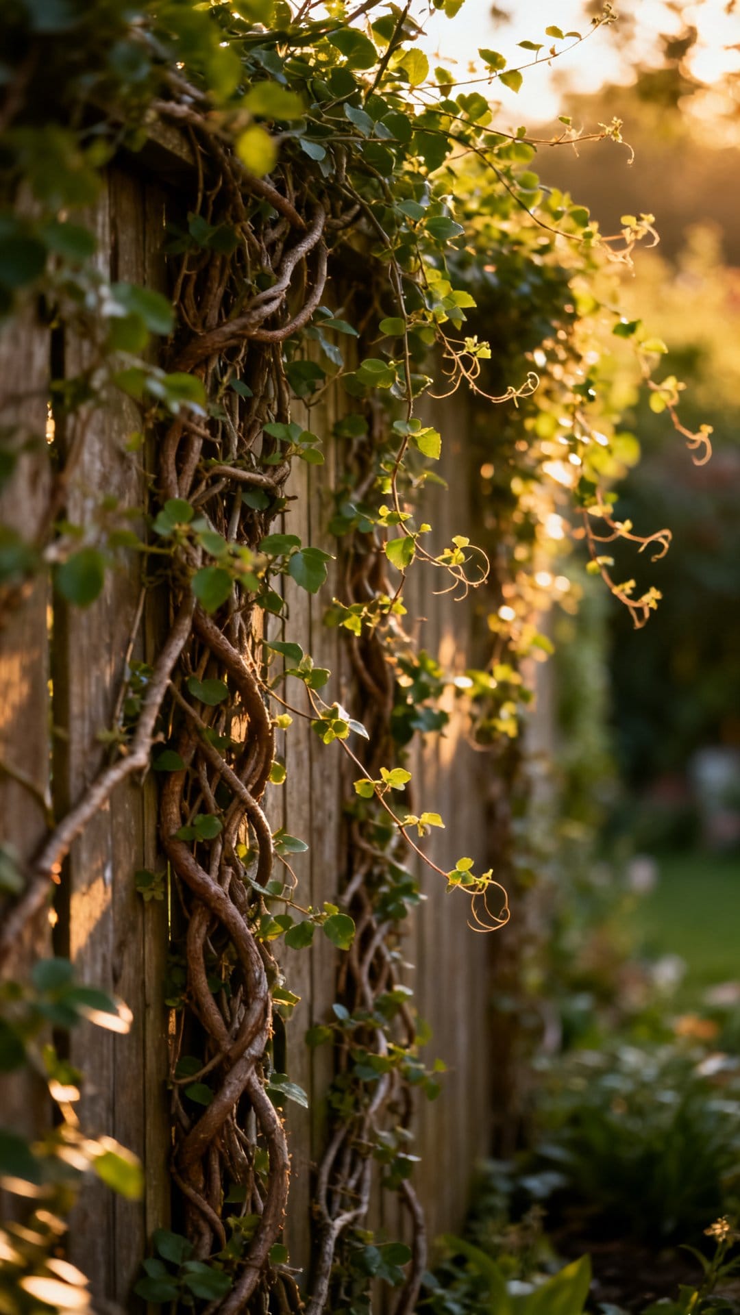 Climbing Vines for Natural Privacy Screens