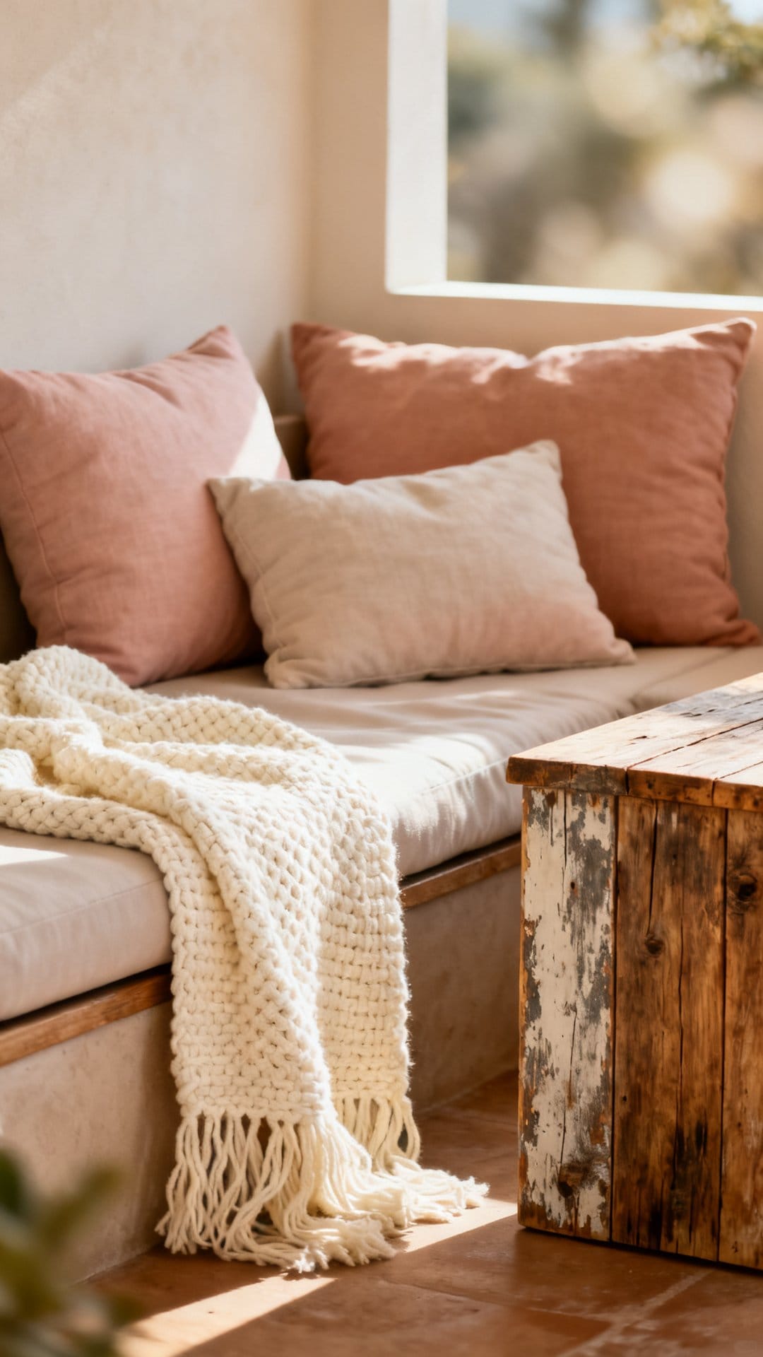 Create a Cozy Lounge Corner with Outdoor Cushions