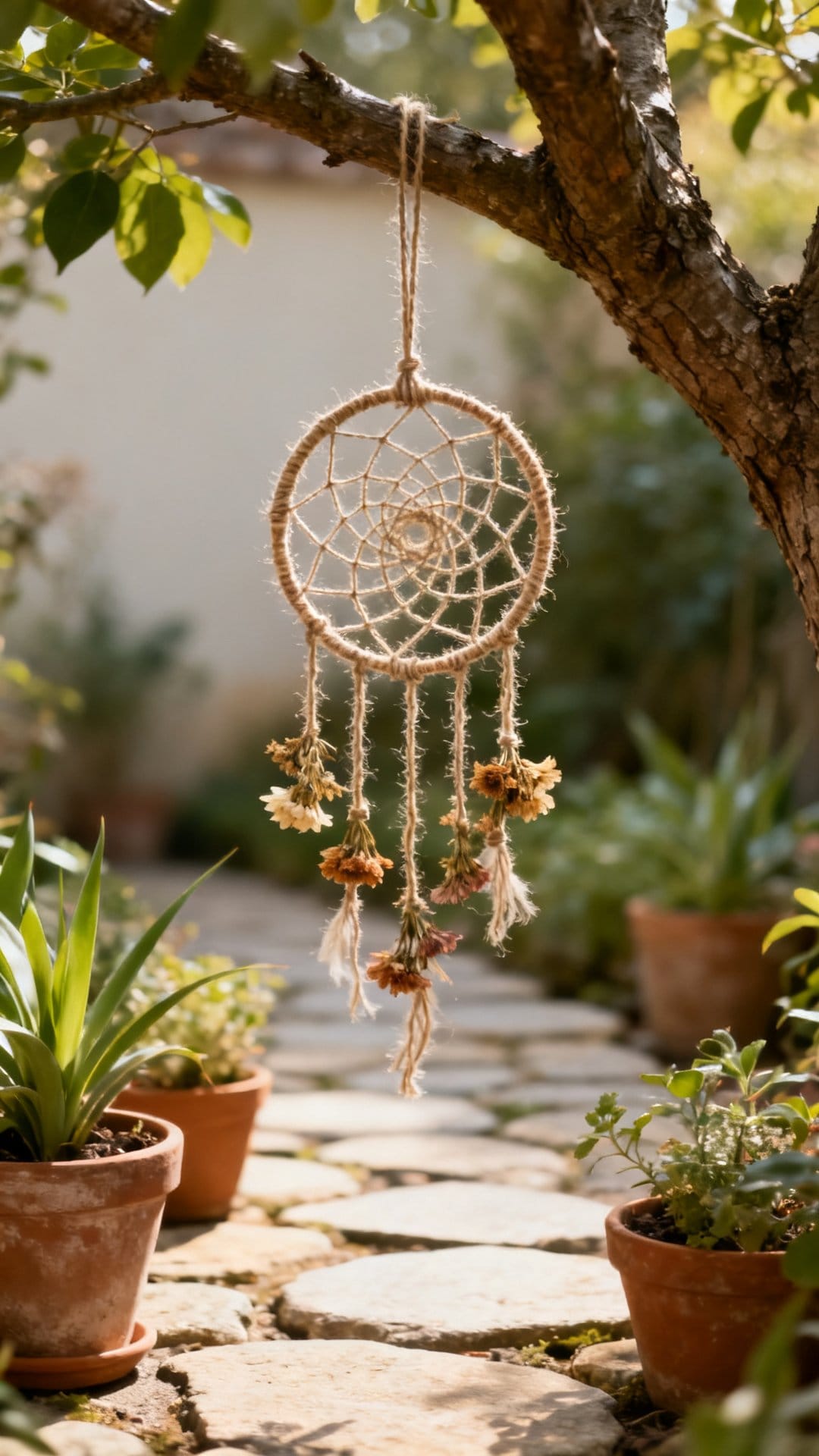 Hang Dreamcatchers or Woven Wall Pieces for Boho Charm