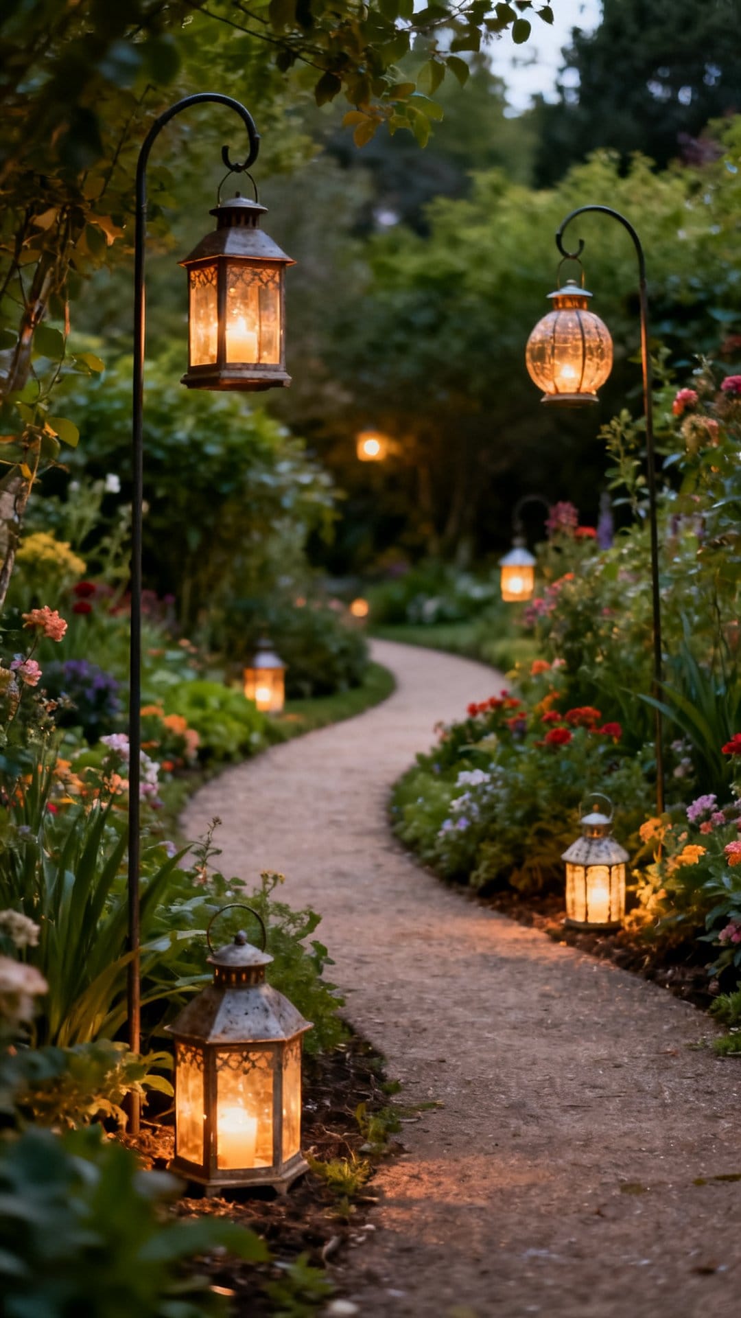Lantern-Lined Pathways Leading to the Ceremony