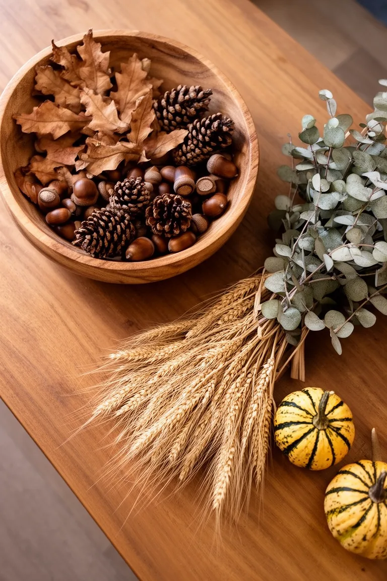 Natural elements on coffee table variation 2