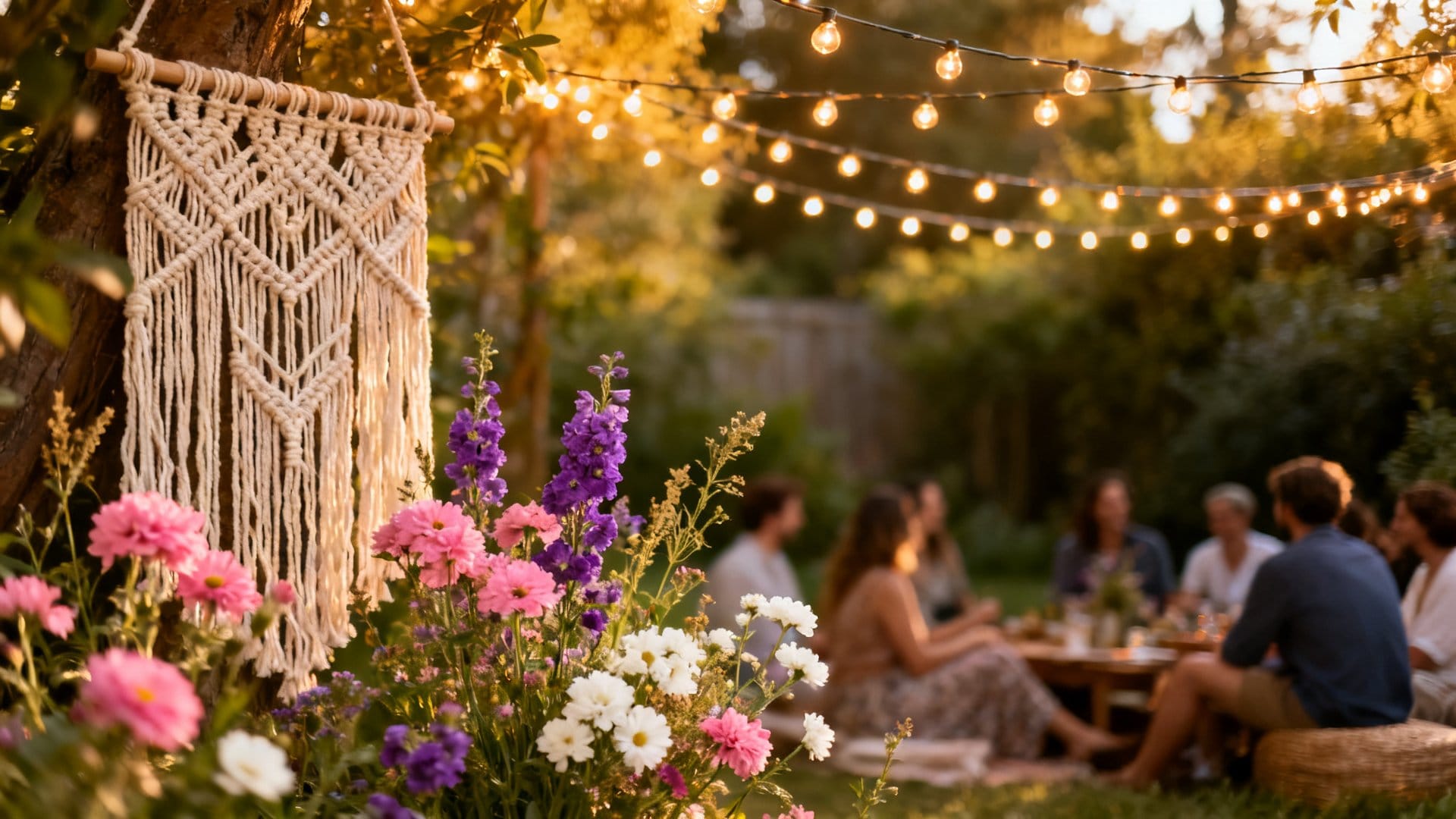 26 Bohemian Summer Garden Party Decoration Ideas