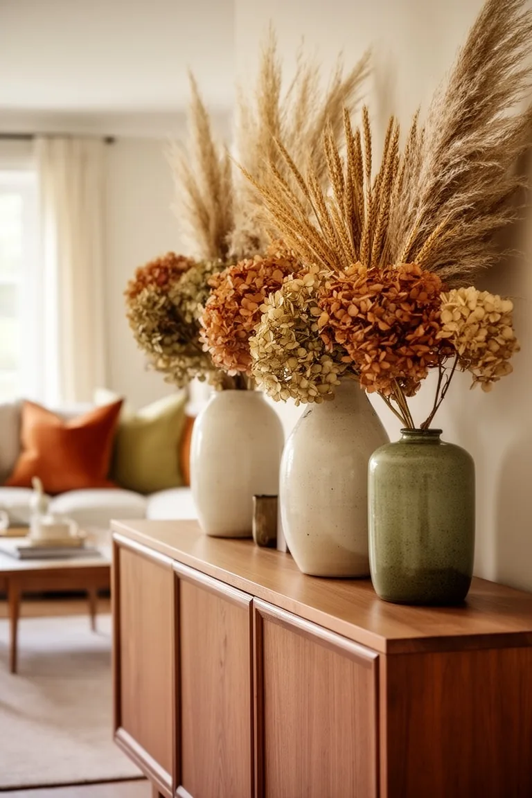 Dried fall arrangements, idea 2