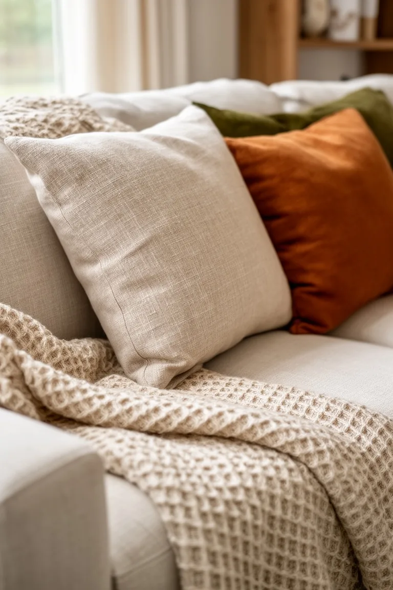 Late summer to fall living room textures, idea 3