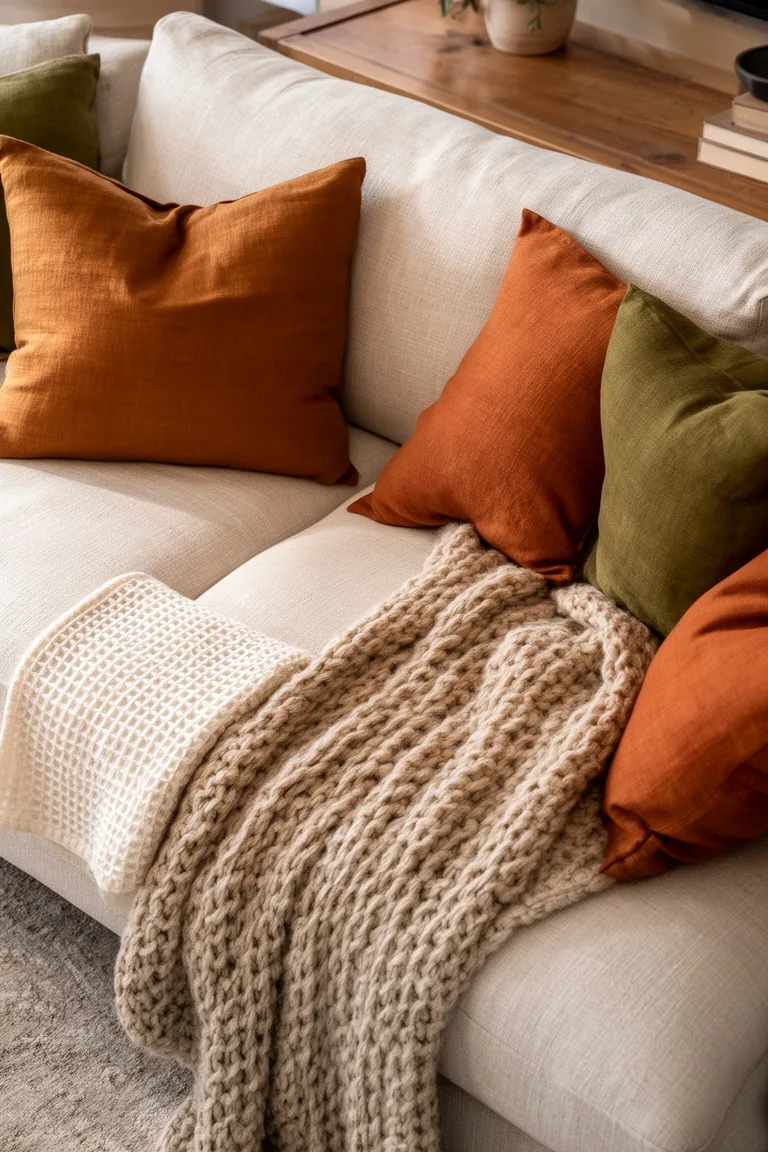 Late summer to fall living room textures, idea 5