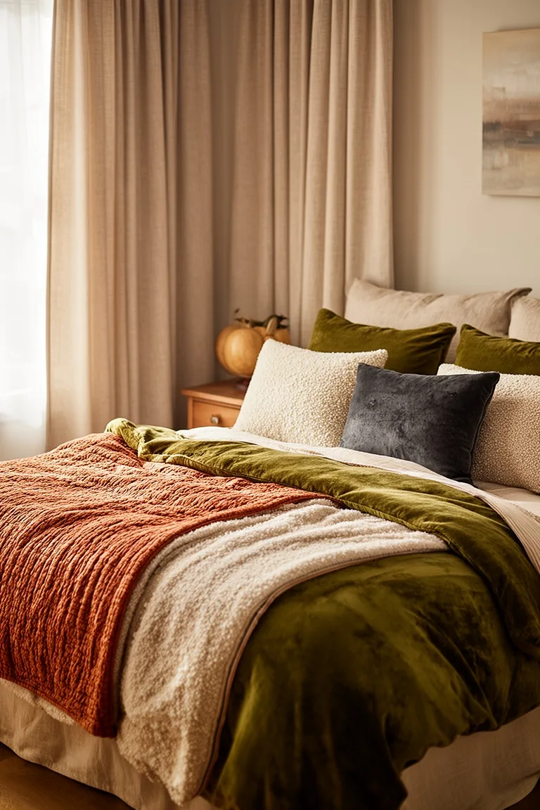 Cozy fall bedroom refresh, idea 2