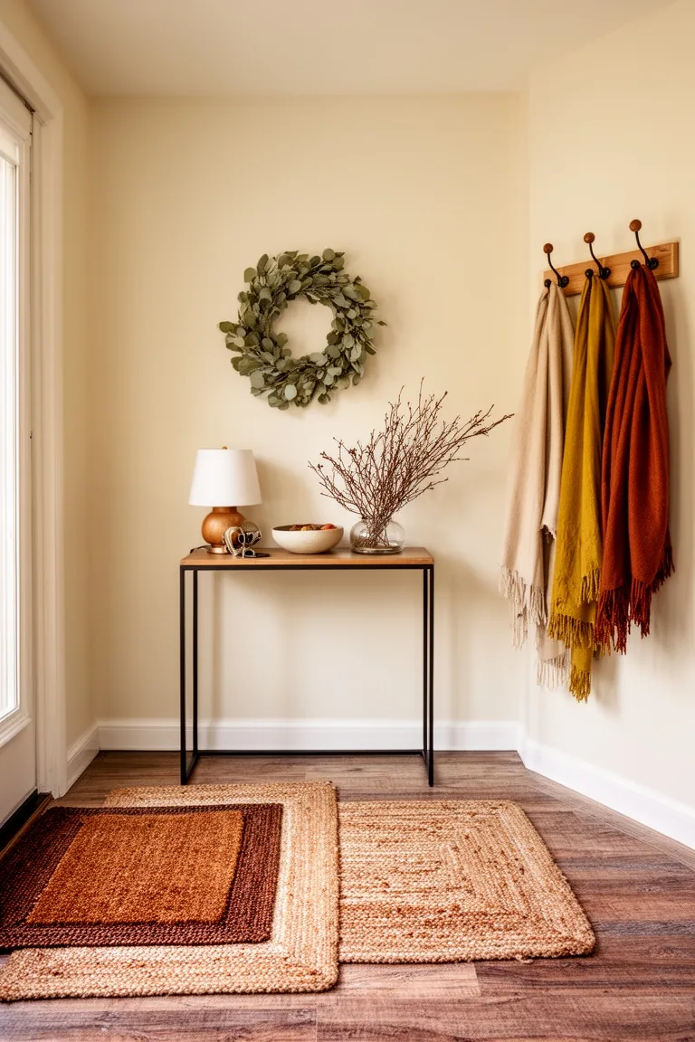 Cozy fall entryway, idea 1
