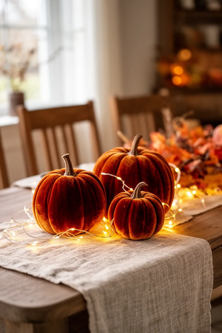 Fall pumpkin parade centerpiece idea 4