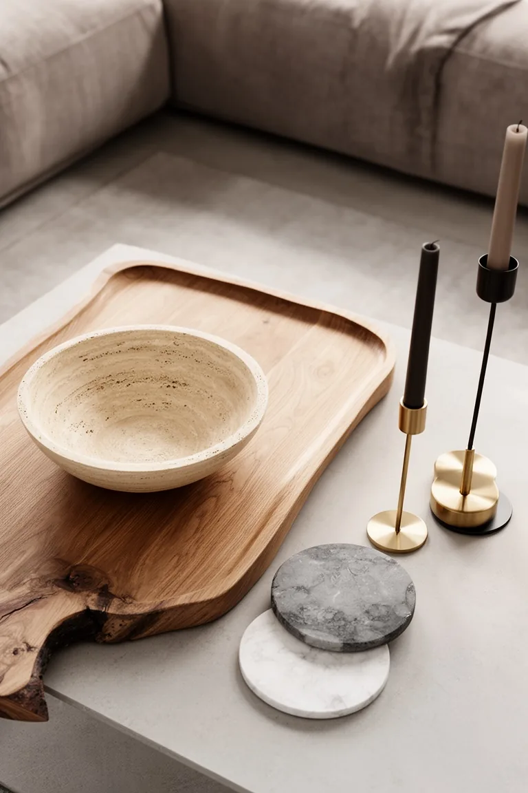 Neutral fall natural materials, idea 5