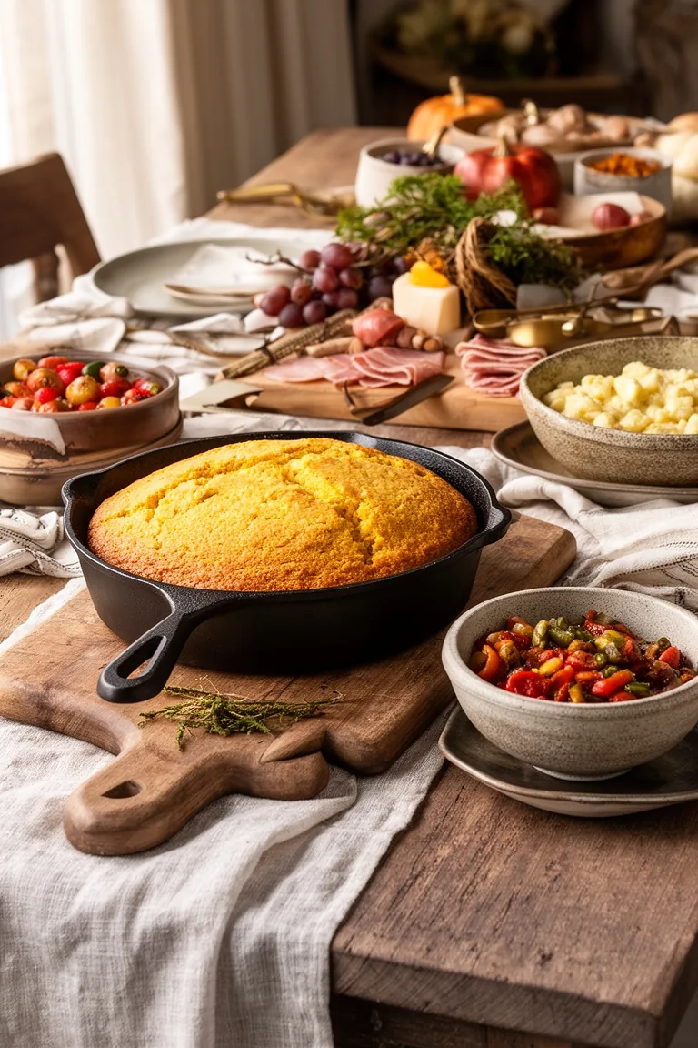 Rustic family-style fall serving, idea 2