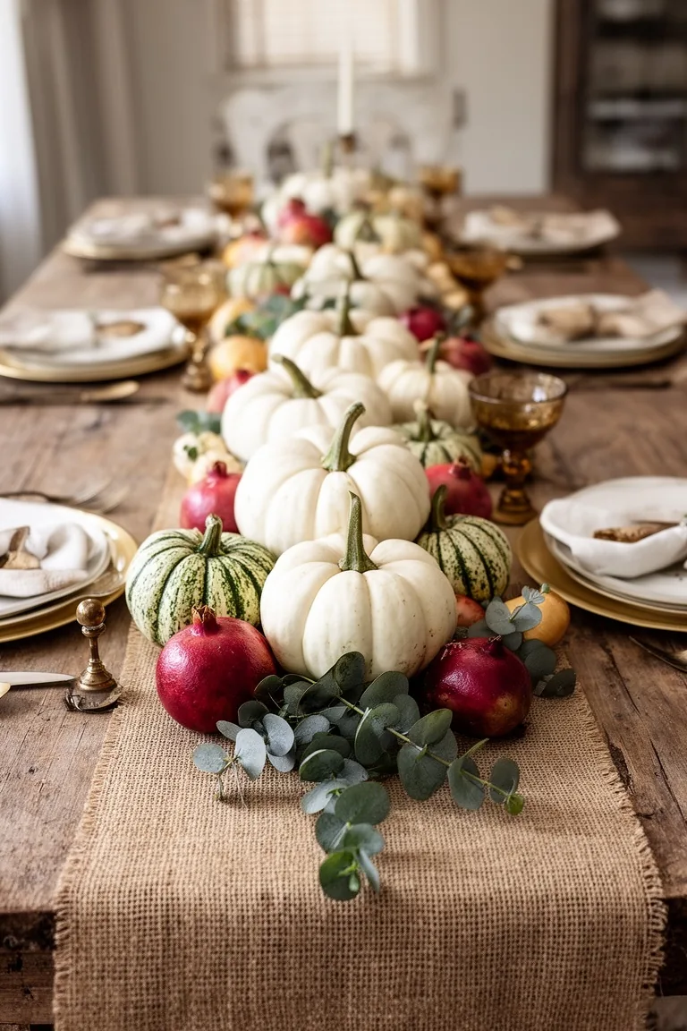 Curated rustic fall pumpkins, idea 1