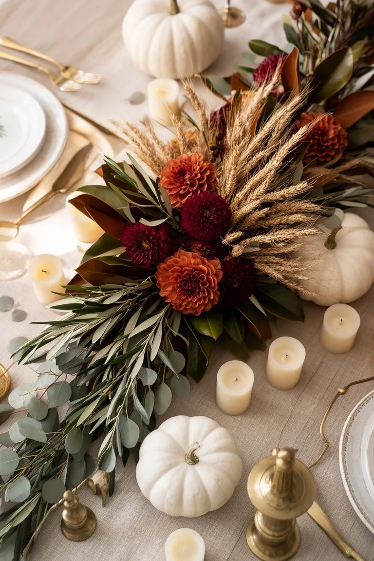 Thanksgiving centerpiece with movement, idea 3