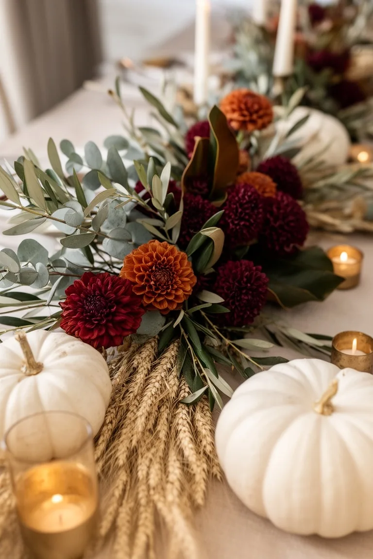 Thanksgiving centerpiece with movement, idea 4