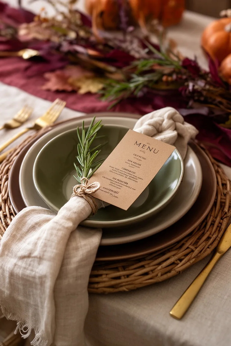 Thanksgiving place setting details, idea 5
