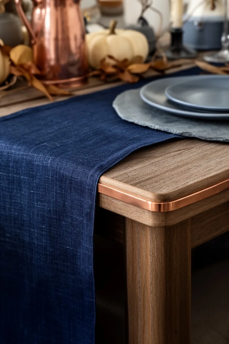 Blue fall table moody base, idea 5